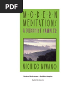 Modern Meditations: A Buddhist Sampler: by Nichiko Niwano