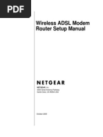 Wireless ADSL Modem Router Setup Manual: Netgear, Inc