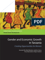 Gender and Economic Growth in Tanzania (2007)