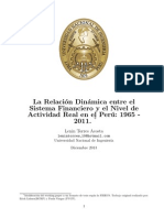 La Relación Dinámica Entre El Sector Financiero y El Sector Real en El Perú