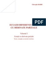 Ecuatii Cu Derivate Partiale de Ordinul Al Doilea