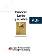 Fernández Buey - Conocer A Lenin y Su Obra