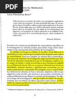 Problema de Investigación - Lidia Fernandez Rivas