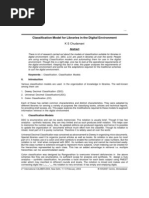 Classification Model For Libraries in The Digital Environment