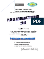 Plan de Mejora Institucional