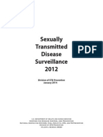 CDC's Sexually Transmitted Disease Surveillance 2012