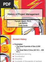 History of Project Management 