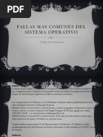 Fallas Mas Comunes Del Sistema Operativo