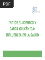 ÍNDICE GLUCÉMICO Y Carga Glucemica