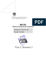 Year 1 Semester 1 Study Guide (Medical School)