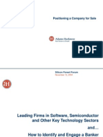 Positioning A Company For Sale: Silicon Forest Forum