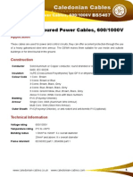 BS 5467 Armoured Power Cables, 600-1000V