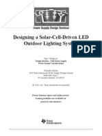 Designing A Solar-Cell-Driven LED Outdoor Lighting System: Power Supply Design Seminar