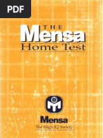 (Job) (English E-Book) Mensa Test