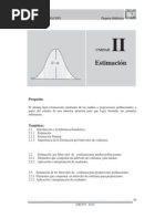 II.1 Estimación e Inferencia Estadistica Acercamiento