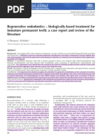 Regenerative Endodontics