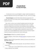 Functia Average