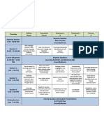 BSN 2009 Conference Concurrent Session Schedule