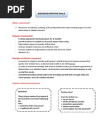 Assessment and Feedbacks