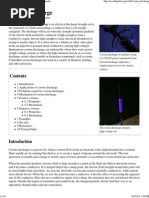 Corona Discharge - Wikipedia, The Free Encyclopedia