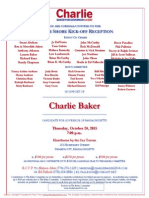 North Shore Kickoff Reception For Charlie Baker