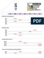 2014 Spring Schedule Cresskill + ART