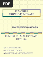 Tumorile Bronho-Pumonare: Prof - Dr. Marica Constantin