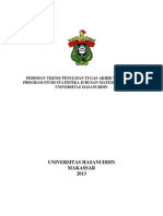 Pedoman Tugas Akhir Prodi Statistika