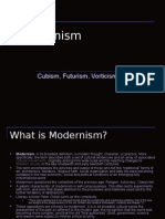 Cubism, Futurism, Vorticism