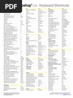 pscs4 Keyboard Shortcuts PC