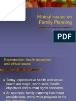 Ethical Issues On Family Planning: Sofie Krisnadi