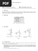 EEE 52: Electronic Circuits Laboratory I Lab 5: Biasing Circuits