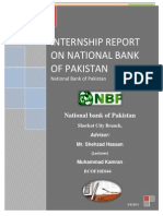 NBP Internship Report