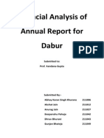 Financial Analysis of Dabur