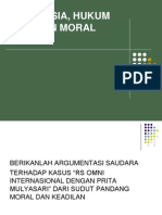 Manusia, Moralitas Dan Hukum