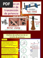 Esfuerzos en Tornillos de Potencia