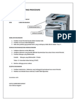 Standard Operating Procedure Photostat