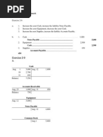 ACC 557 Week 2 Chapter 2 (E2-6, E2-9, E2-11, P2-2A) 100% Scored