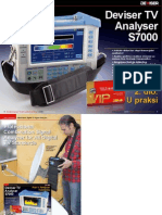 Deviser TV Analyser S7000: 2. Dio: U Praksi