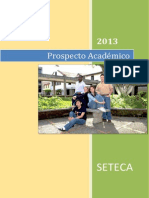 Prospecto Académico-SETECA (2013)