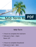 Mid-Term Review