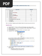 Práctica Sobre Algebra Relacional y SQL