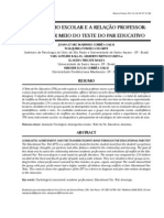 Desempenho Escolar e A Relação Professor-Aluno Por Meio Do Teste Do Par Educativo