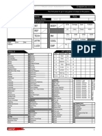 CYBERPUNK 4page Character Sheet