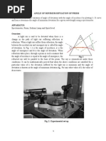 Angle of Minimum Deviation