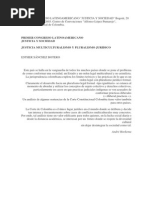 SÁNCHEZ BOTERO, Esther. 2003. Justicia, Multiculturalismo y Pluralismo Jurídico