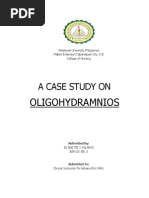 Case Study For Oligohydramnios