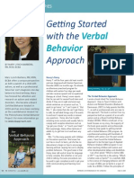 Getting Started With The Verbal Behavior Approach by Mary Lynch Barbera, RN, MSN, BCBA