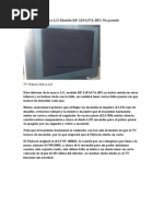 TV Flatron Marca LG Modelo RP-21FA37A-BP1 - No Prende