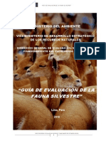 Guía de Evaluación de La Fauna Silvestre